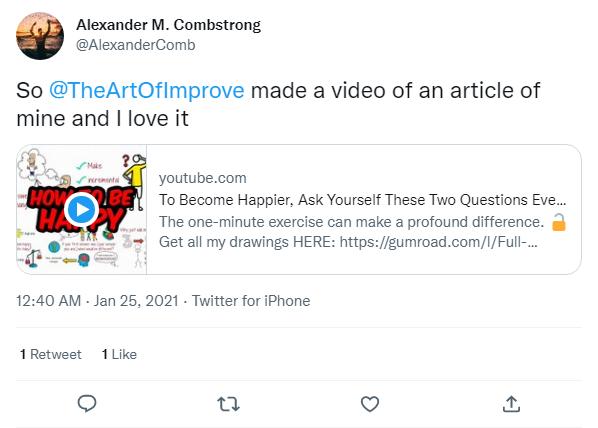 Author testimonial