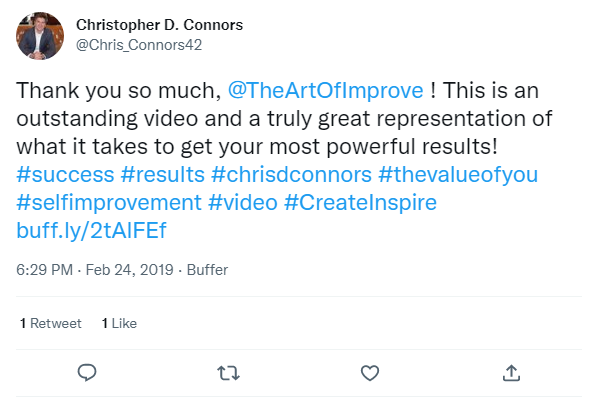 Author testimonial
