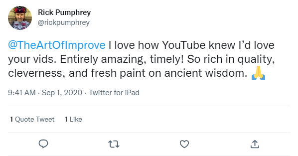 User testimonial
