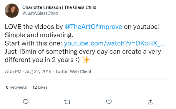 User testimonial