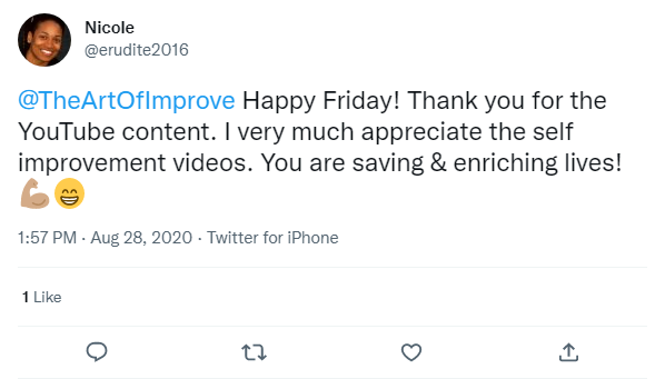 User testimonial