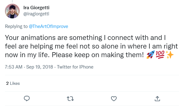 User testimonial