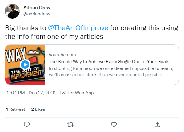 Author testimonial
