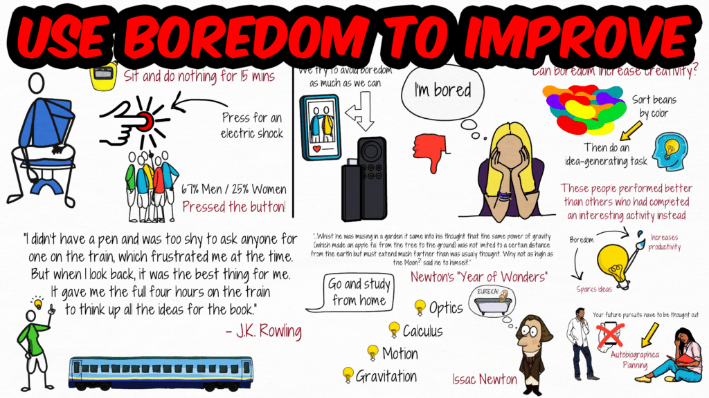 How Boredom Can Help You Be More Productive And Creative The Art Of Improvement